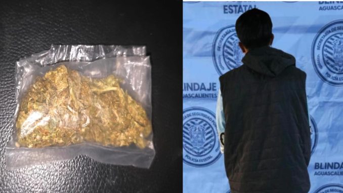 Policías Estatales detienen a presunto distribuidor en calles del fraccionamiento VNSA