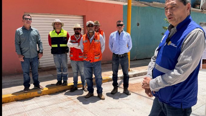 Municipio de Aguascalientes realiza la pavimentación con concreto hidráulico en vialidades de Los Pericos