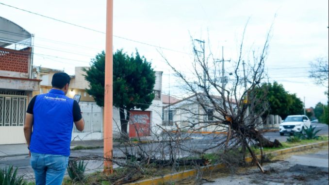 Leo Montañez Presidente Municipal de Aguascalientes atento a las afectaciones por intensas lluvias