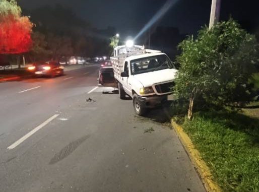 Policía Vial atiende accidente de tránsito entre dos vehículos