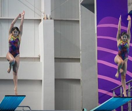  Mia y Lia Cueva  dan oro a México en los Panamericanos Junior 2025