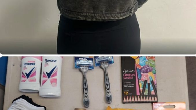 Policía Municipal detiene a Mujer señalada de robo tipo fardero