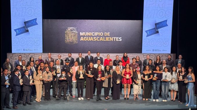 Entrega Municipio de Aguascalientes Premios al Mérito Deportivo y Guerrero Azteca 2025