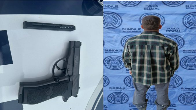 Continúa dando resultados el "Operativo Pescador" al detener a sujeto en poder de un arma blanca y pistola de plástico réplica de arma tipo escuadra