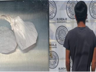 Policías Estatales detienen a sujeto en poder de sustancia granulada al parecer cristal