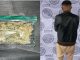 Policías Estatales de Aguascalientes detienen a sujeto en poder de una bolsa que contenía hierba verde al parecer marihuana