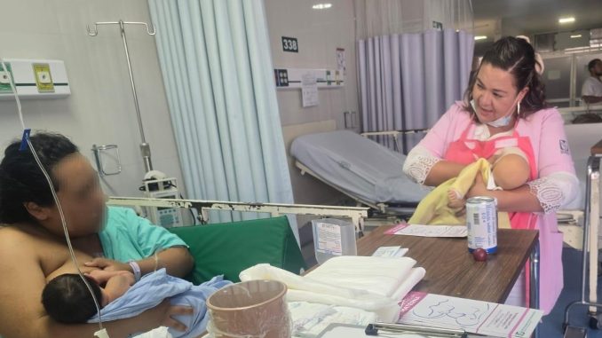 Intensifica IMSS Aguascalientes promición de la lactancia materna y sus beneficios en UMF y HGZ