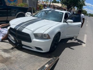 Uniformados de la Policía Estatal de Aguascalientes detienen a conductor de un vehículo que contaba con carpeta de investigación por el delito de fraude