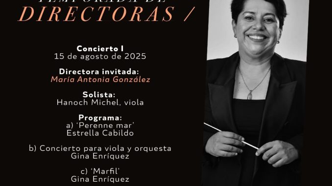 Inicia la Orquesta Sinfónica de Aguascalientes con Temporada de Directoras
