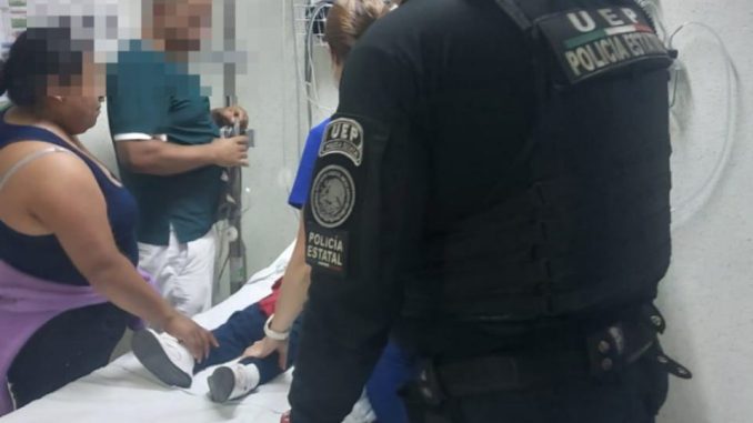 Policías Estatales salvan la vida a menor de edad con crisis convulsiva