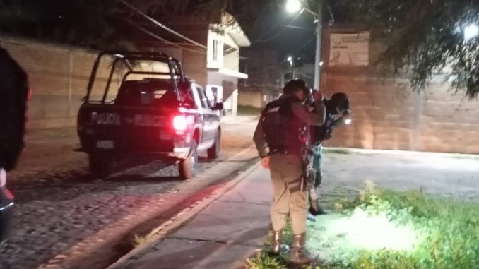 Policía Municipal realiza operativo de Seguridad en la comunidad de Calvillito