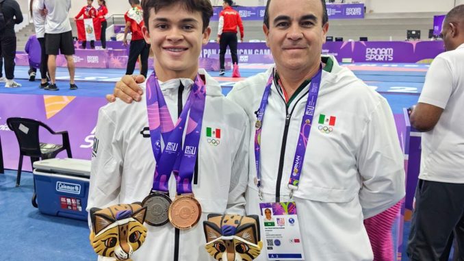 Obed Martínez, atleta de Aguascalientes, conquistó dos medallas en Asunción 2025