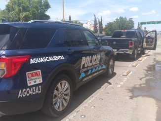 Policías Estatales aseguran camioneta con alteraciones en su número de serie