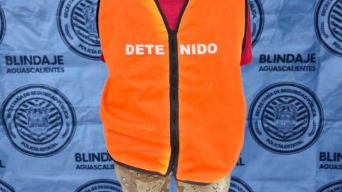 Policías Estatales y preventivos de Jesús María detienen durante el Operativo Pescador a sujeto por orden de aprehensión vigente por delito de lesiones