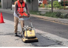 Refuerza Municipio de Aguascalientes bacheo por temporada de lluvias