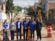 Supervisa Leo Montañez pavimentación de calle Carlos Mares Fuentes