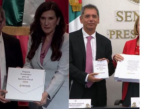 Entregan el Paquete Económico 2026 al Congreso