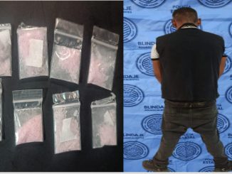 Policías Estatales de Aguascalientes detienen a sujeto en poder de envoltorios de sustancia granulada al tacto