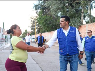Leo Montañez realizó Gira de trabajo en las colonias Vicente Guerrero e Insurgentes