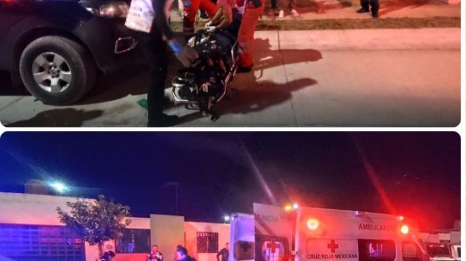 Policía Municipal asiste a hombre luego de haber sido lesionado en la cabeza