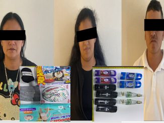 Policía Municipal detiene a tres personas por robo en tienda de autoservicio