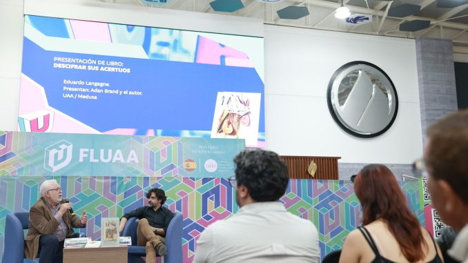 Eduardo Langagne comparte su poesía en la XXVII Feria del Libro de la UAA