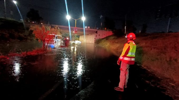 Atiende Protección Civil Estatal reportes por lluvia y fuertes vientos en Aguascalientes