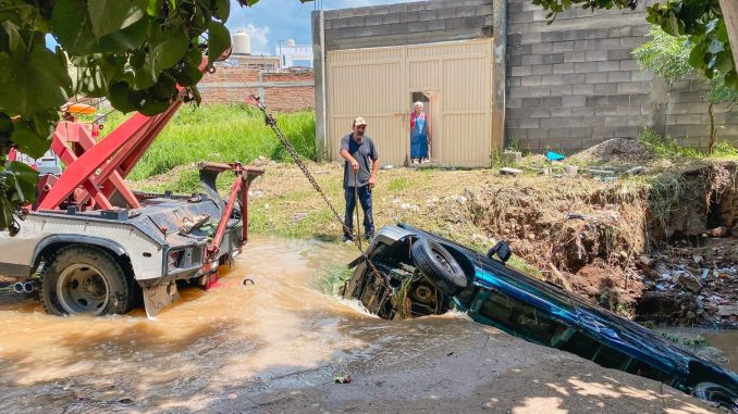 Presidente municipal de Calvillo realizó un recorrido por Ojocaliente y las zonas de mayor afectación tras las lluvias