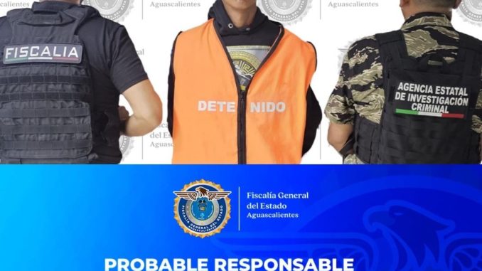 Policía de Investigación Criminal de Aguascalientes cumplimenta orden de aprehensión en coordinación con autoridades de Jalisco