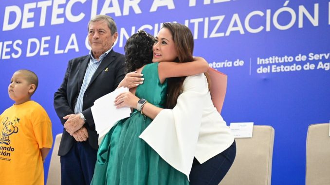 Gobernadora Tere Jiménez reafirma su compromiso con la detección temprana y atención integral de cáncer infantil