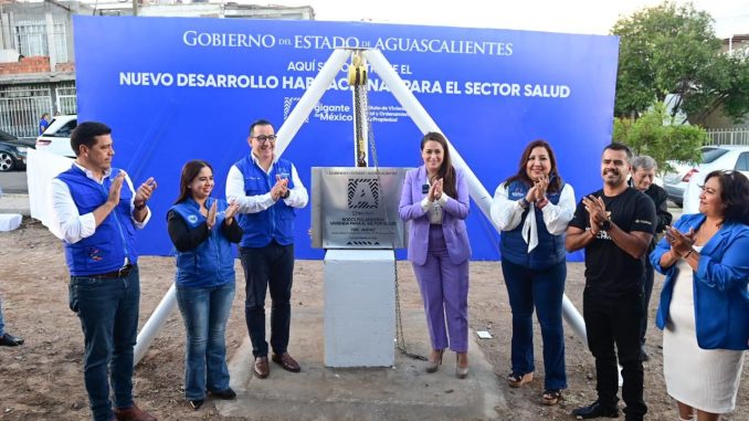 Con una inversión superior a los 72 millones de pesos inicia Gobernadora Tere Jiménez cosntrucción de desarrollo habitacional para el sector Salud