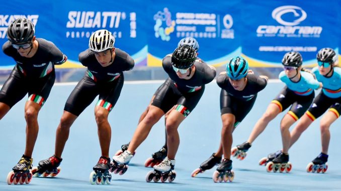 Suerte a los atletas de Aguascalientes en Patinaje