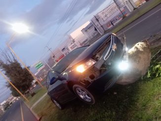 Policía Vial atiende accidente contra objeto fijo en Av. Tecnológico