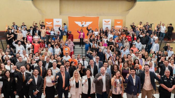 Dany López presenta el primer Informe del nuevo Aguascalientes con la presencia de liderazgos nacionales, estatales y municipales