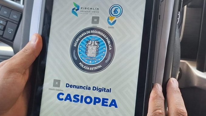 Casiopea permite levantar denuncias en tiempo real