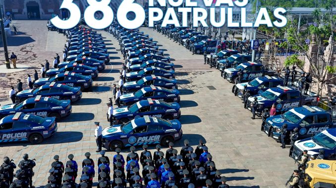 🚓🚨 Entregamos 386 nuevas unidades entre patrullas, motocicletas, razers