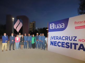 UAA, Club Rotaract Esencia de Aguascalientes y sociedad civil consolidan apoyo para Veracruz; envían ayuda humanitaria a zonas damnificadas