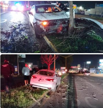 Policía Vial atiende percance protagonizado por una Mujer al norte de la Ciudad