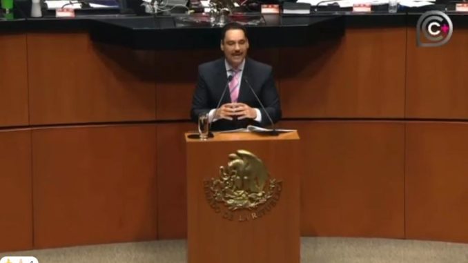Senador Toño Martín del Campo cuestiona, sugiere y demanda acciones internacionales a Juan Ramón de la Fuente