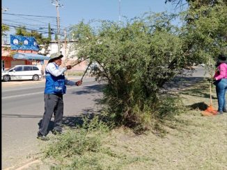 Realiza Municipio de Aguascalientes Mega Operativo de limpieza en Av. Mahatma Gandhi
