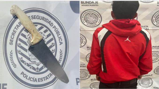 Posible responsable de daños en las. cosas dolosos fue detenido por Policías del Mando Coordinado en Jesús María