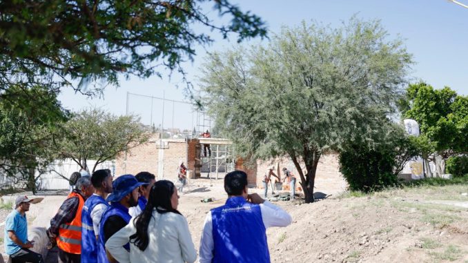 Supervisa Leo Montañez construcción de Parque Terranova