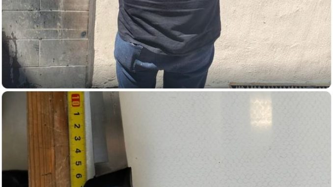 Policía Municipal detiene a un sujeto por portación de arma prohibida