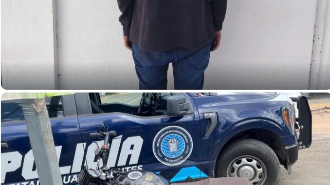 Sujeto señalado de robo equiparado fue detenido por la Policía Municipal en el fraccionamiento José Guadalupe Peralta