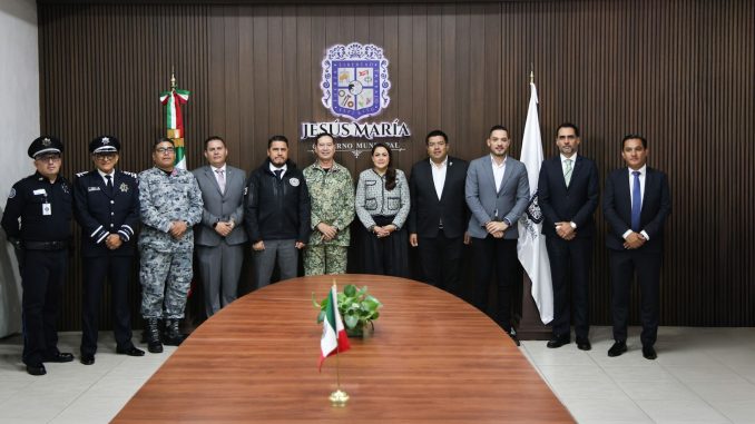 Jesús María fue Sede de la mesa de Seguridad; Gobernadora Tere Jiménez llama a mantener la coordinación entre los tres niveles de gobierno
