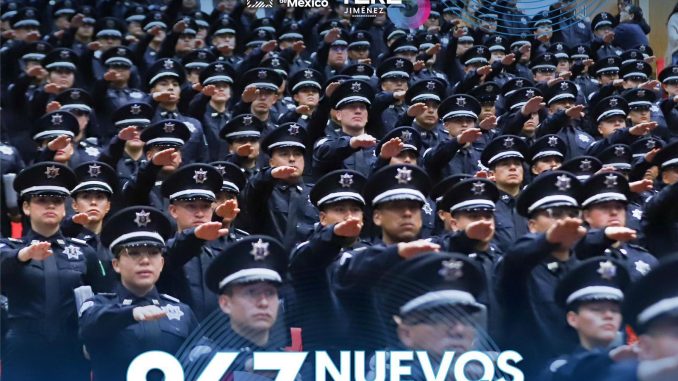 963 nuevos Policías se sumaron a la Secretaría de Seguridad Pública