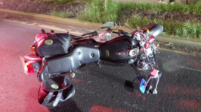 Policía Vial atiende accidente donde resultó lesionado un motociclista
