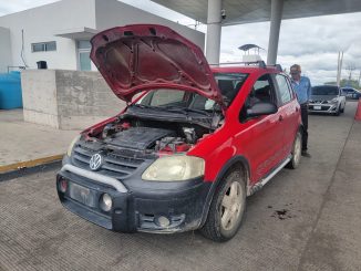 Automovilista procedente del Estado de Jalisco a bordo de un vehículo con placas sobrepuestas fue detectado en la Puerta de Seguridad Sur