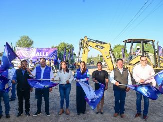 Arranca Gobernadora Tere Jiménez obra de pavimentación en Villa Juárez; beneficiará a más de 4 mil habitantes