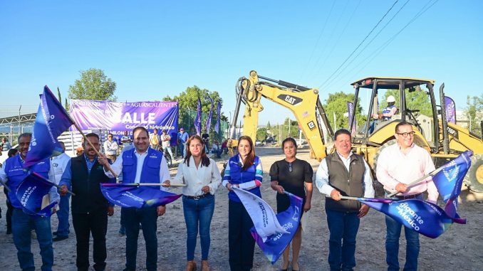 Arranca Gobernadora Tere Jiménez obra de pavimentación en Villa Juárez; beneficiará a más de 4 mil habitantes